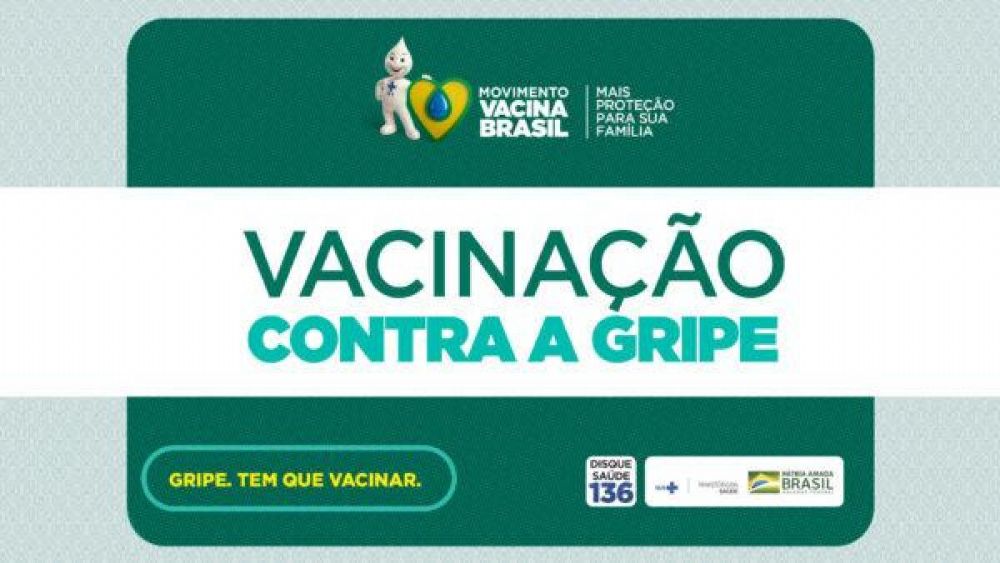 Calend�rio de vacina��o contra a gripe - 2022.